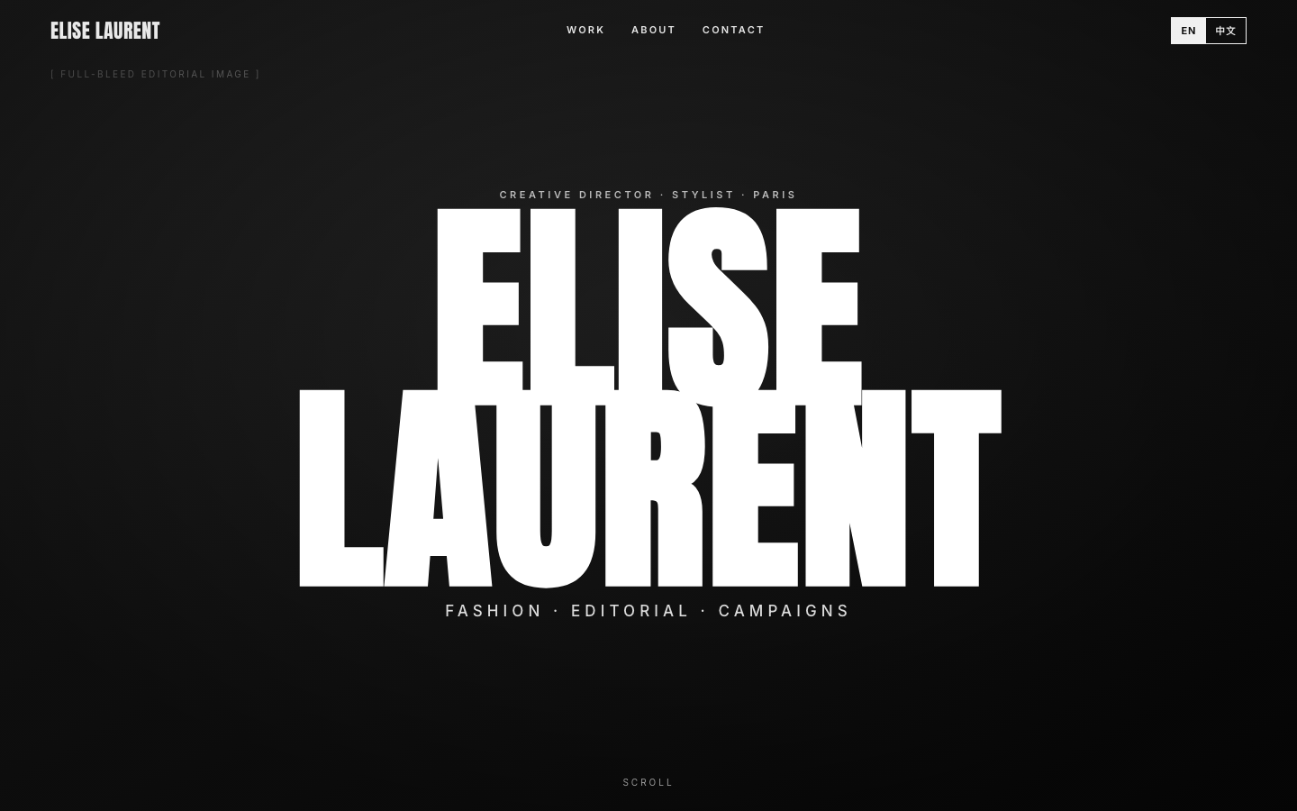 Monochrome Luxe template preview