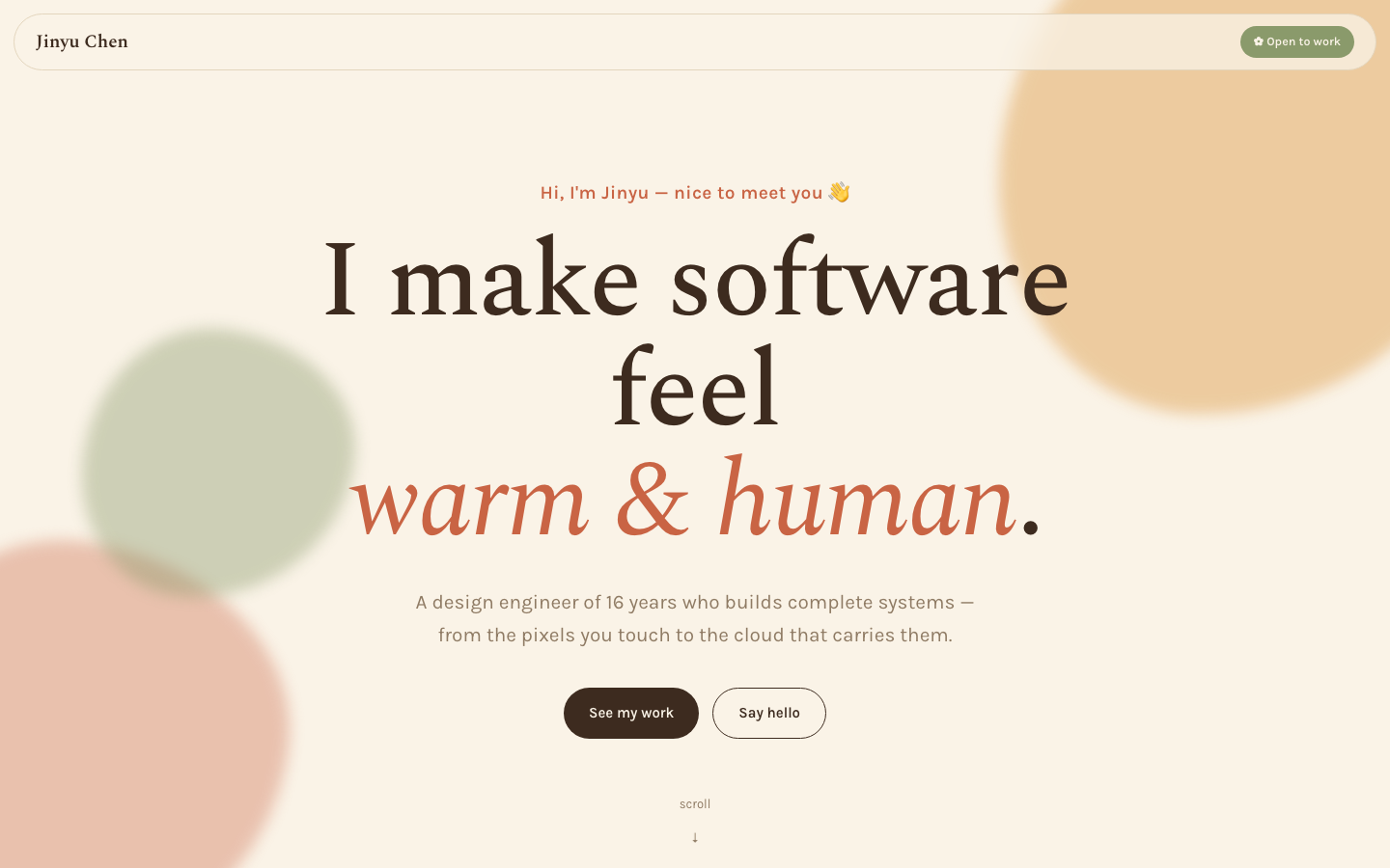 Warm Humanist preview